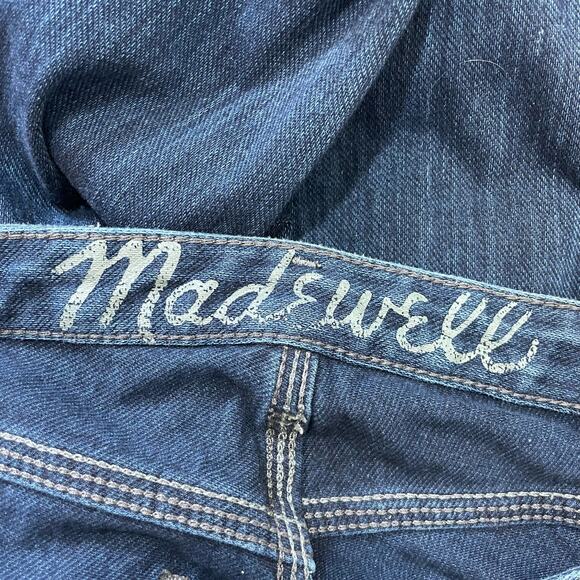 Madewell Dark Wash Denim Low Rise Skinny Jeans - Size 0 - Five Pocket Design - Picture 3 of 6